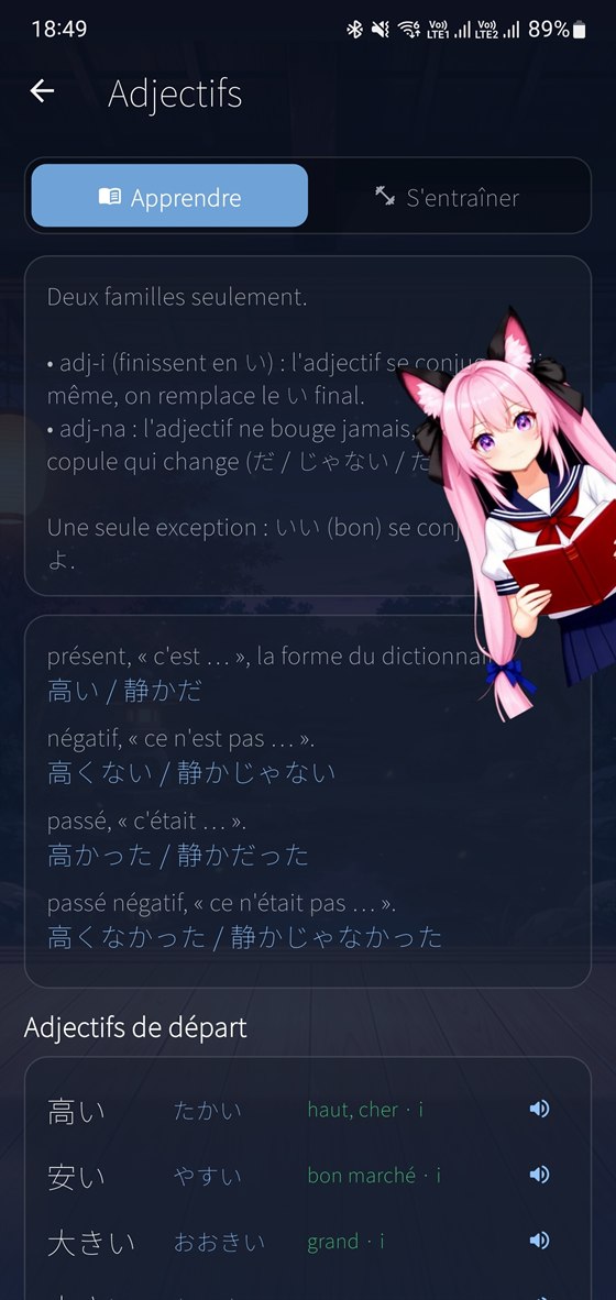 Les adjectifs et leurs formes