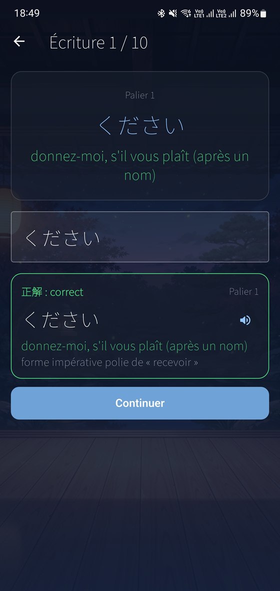 La correction, caractère par caractère