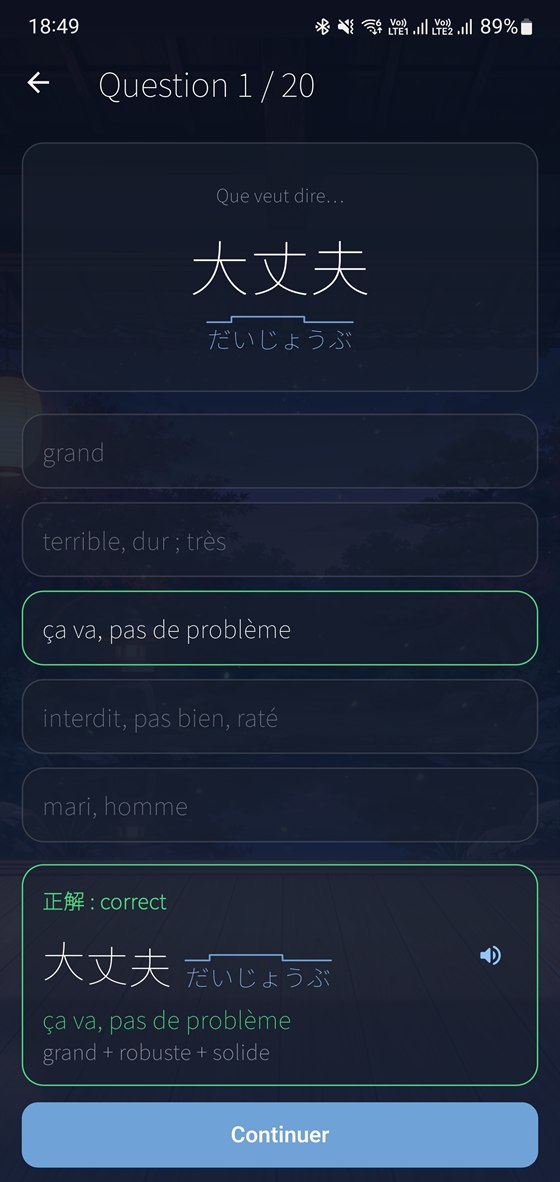 Un QCM à cinq choix, pièges compris